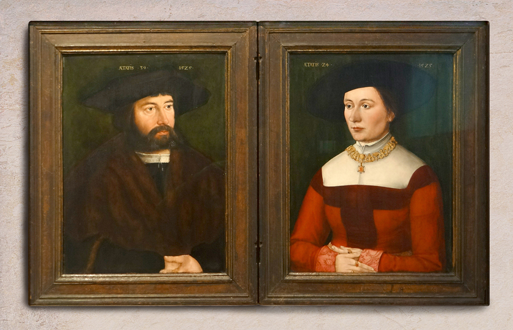 3 Diptych Of Hans And Barbara Straub 1525 Nuremberg Germanisches Nationalmuseum